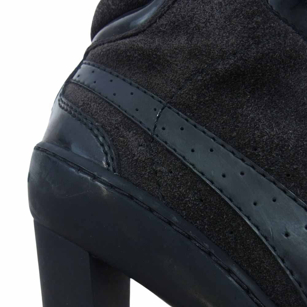 Sergio Rossi セルジオロッシ WZ0634.004 PUMA プーマ スエード ハイヒール スニーカー シューズ パンプス グレー系 37【中古】
