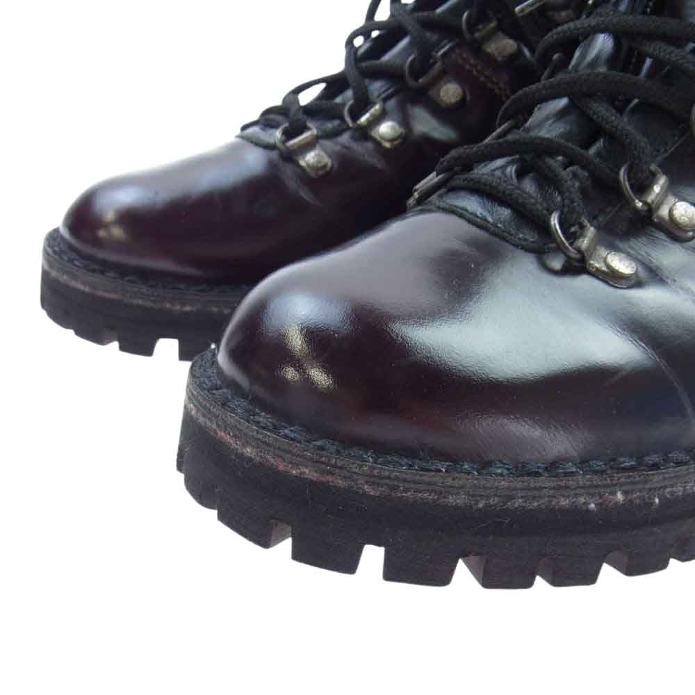 CEBO セボ コードバン レザーマウンテン トレッキング クライミング ワークブーツ ボルドー系 41【中古】