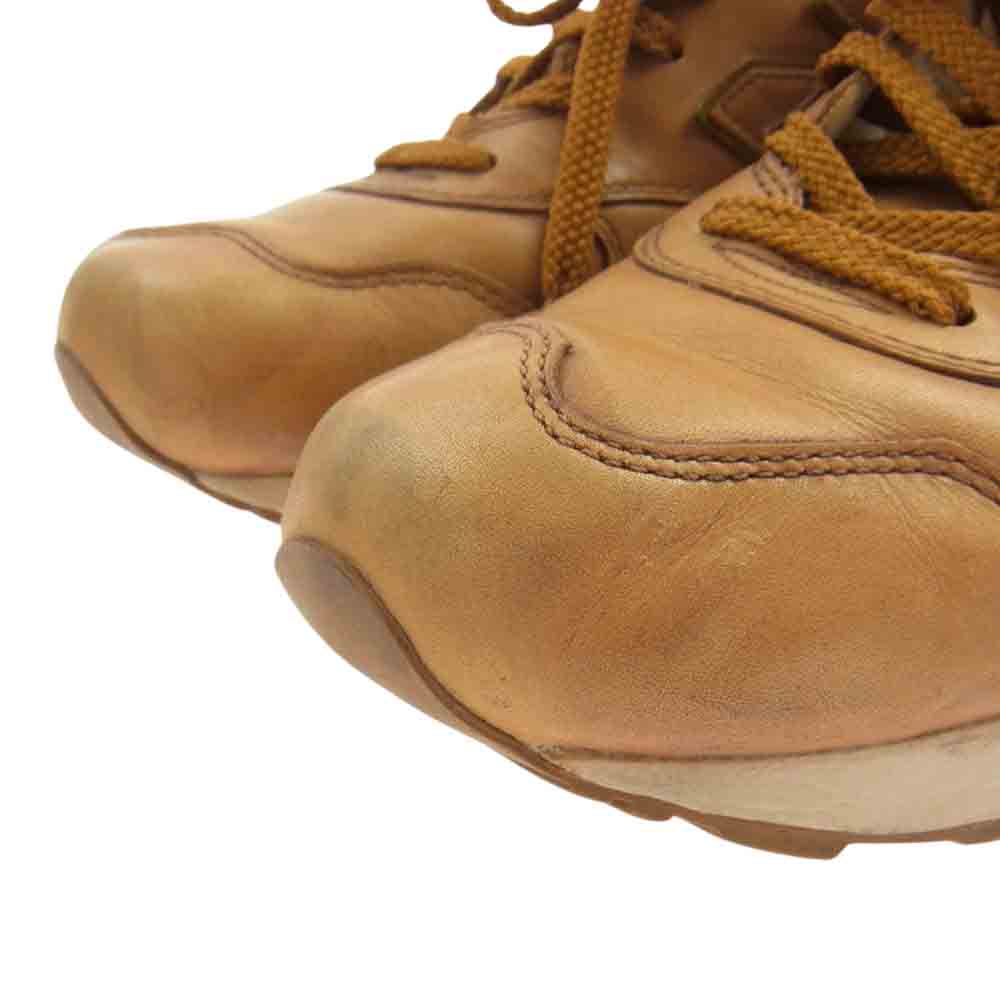 NEW BALANCE ニューバランス CM1400UA UNITED ARROWS ユナイテッドアローズ別注 25周年記念モデル レザー ローカット スニーカー ライトブラウン系 26.5cm【中古】