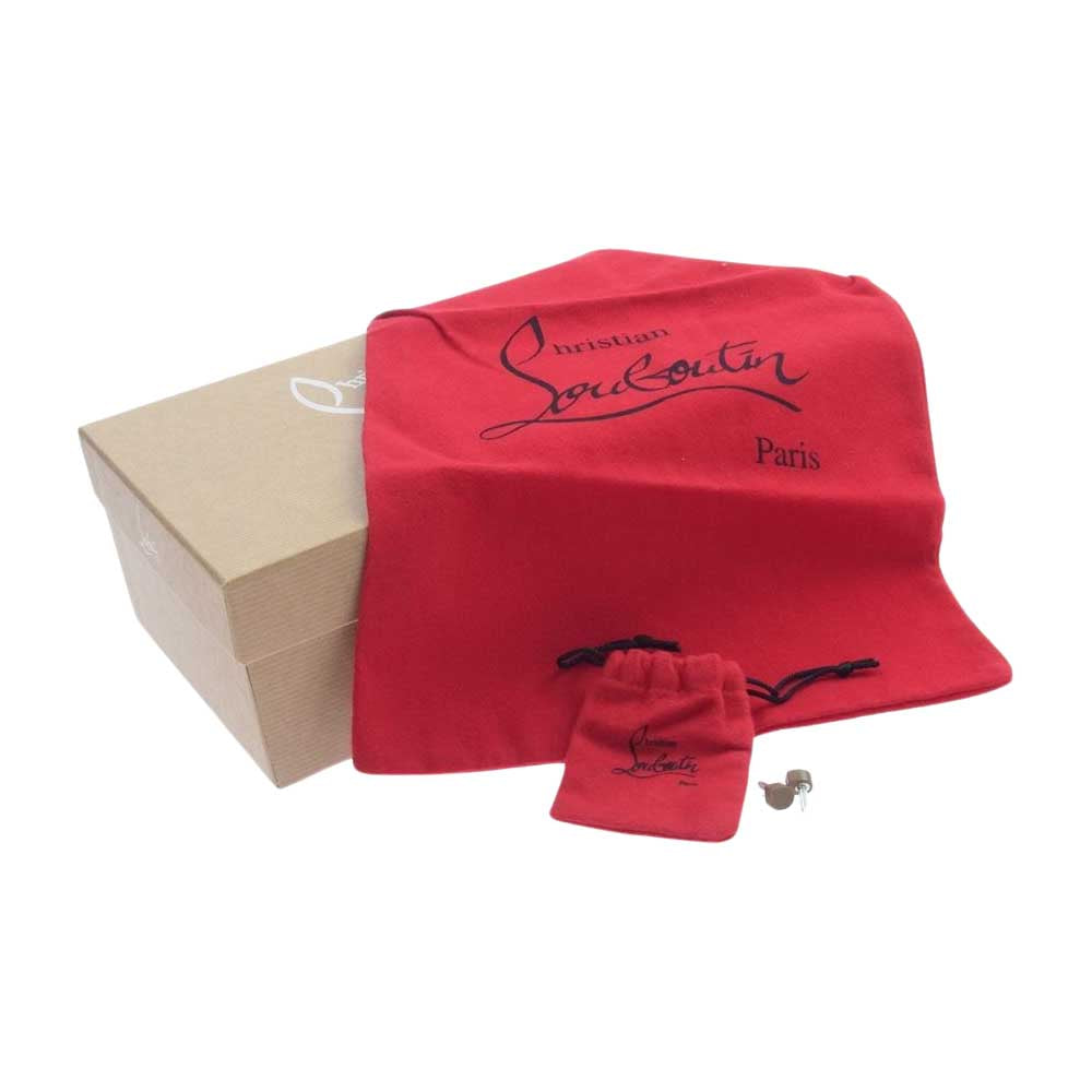 Christian Louboutin クリスチャンルブタン 3080363 6248 SIMPLE PUMP 70 PATENT CALF パテントカーフレザー ハイヒール パンプス ベージュ系 38【中古】