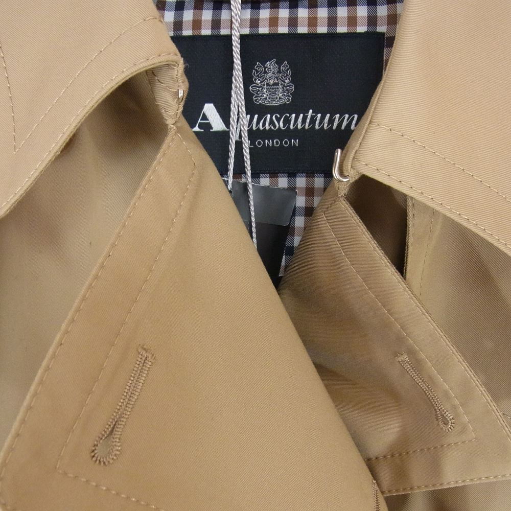 Aquascutum アクアスキュータム 5008450000-83 83型 ウールライナー付き トレンチコート ベージュ系 8【美品】【中古】