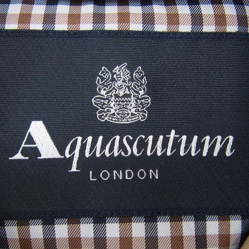 Aquascutum アクアスキュータム 5008450000-83 83型 ウールライナー付き トレンチコート ベージュ系 8【美品】【中古】