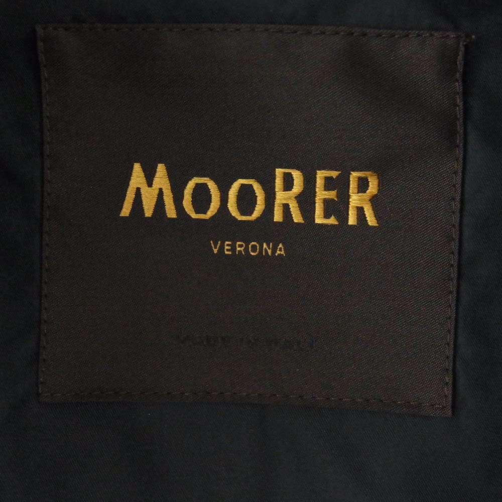 ムーレー 国内正規品 SIRO シーロ ラビットファー ダウンジャケット ブラック系 44【中古】