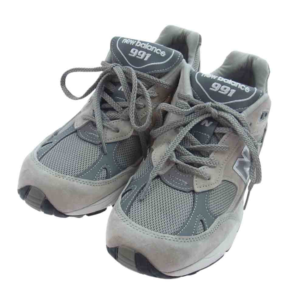 NEW BALANCE ニューバランス M991GL UK製 ランニング シューズ グレー スニーカー グレー系 27cm【新古品】【未使用】【中古】