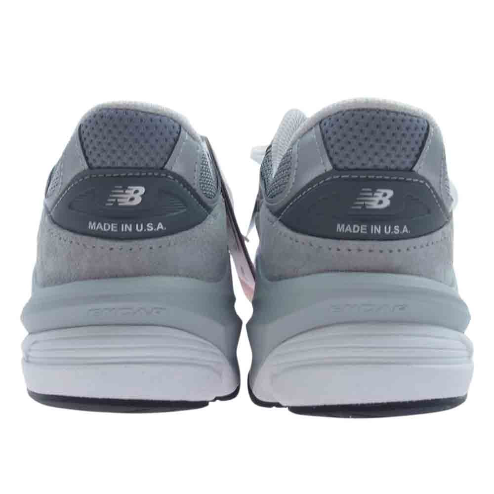 NEW BALANCE ニューバランス M990GL6 990V6 GRAY グレー ランニングシューズ スニーカー グレー系 26.5cm【新古品】【未使用】【中古】