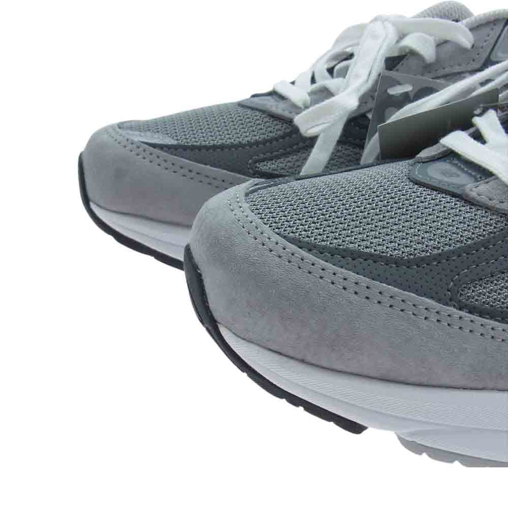 NEW BALANCE ニューバランス M990GL6 990V6 GRAY グレー ランニングシューズ スニーカー グレー系 26.5cm【新古品】【未使用】【中古】