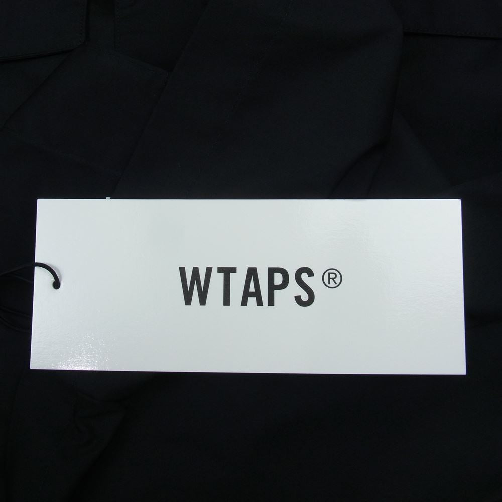 WTAPS ダブルタップス 22AW 222BRDT-SHM03 WTAPS HUEY LS CTPL WEATHER シャツ ブラック系 03【極上美品】【中古】