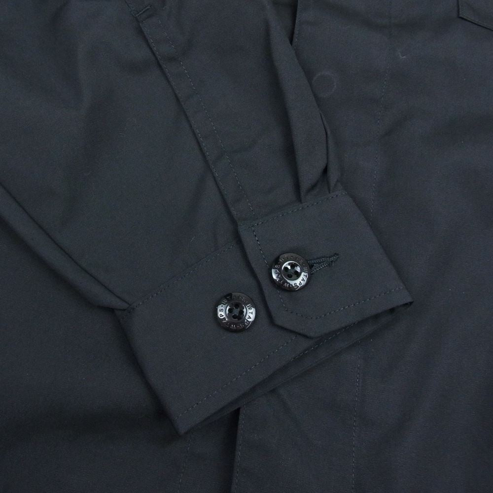 WTAPS ダブルタップス 22AW 222BRDT-SHM03 WTAPS HUEY LS CTPL WEATHER シャツ ブラック系 03【極上美品】【中古】