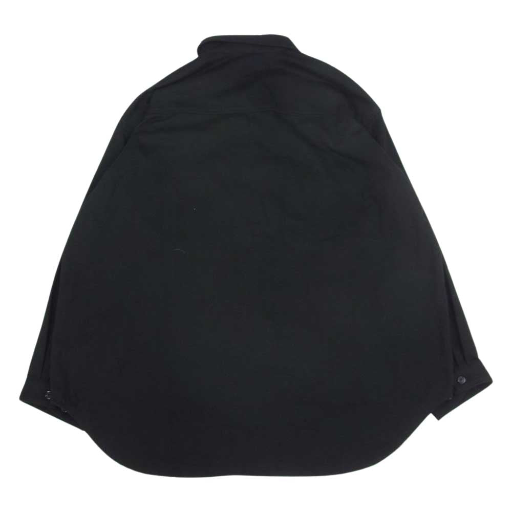 WTAPS ダブルタップス 22AW 222WVDT-SHM05 WCPO 02 LS  COTTON TWILL シャツ ブラック系 03【美品】【中古】