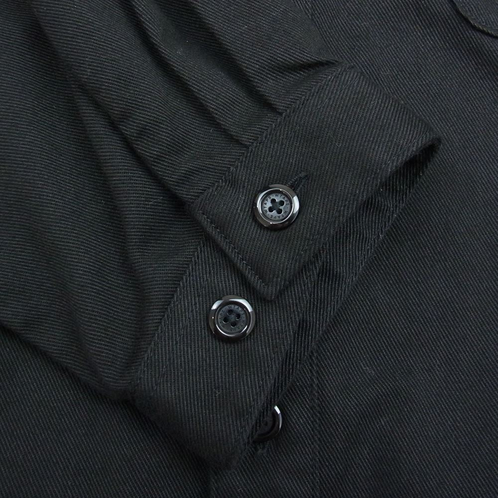 WTAPS ダブルタップス 22AW 222WVDT-SHM05 WCPO 02 LS  COTTON TWILL シャツ ブラック系 03【美品】【中古】