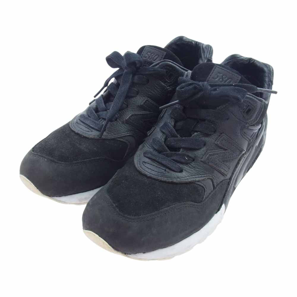 NEW BALANCE ニューバランス × Wings + Horns ウィングス アンド ホーンズ MT580WH スニーカー ブラック系 27.5cm【中古】