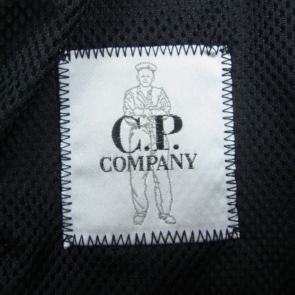 C.P.Company シーピーカンパニー 08CMOW006A Protek Logo Popover Hooded Smock プロテック ロゴ ポップオーバー フード付き スモック プルオーバー ジャケット ブラック系 50【中古】