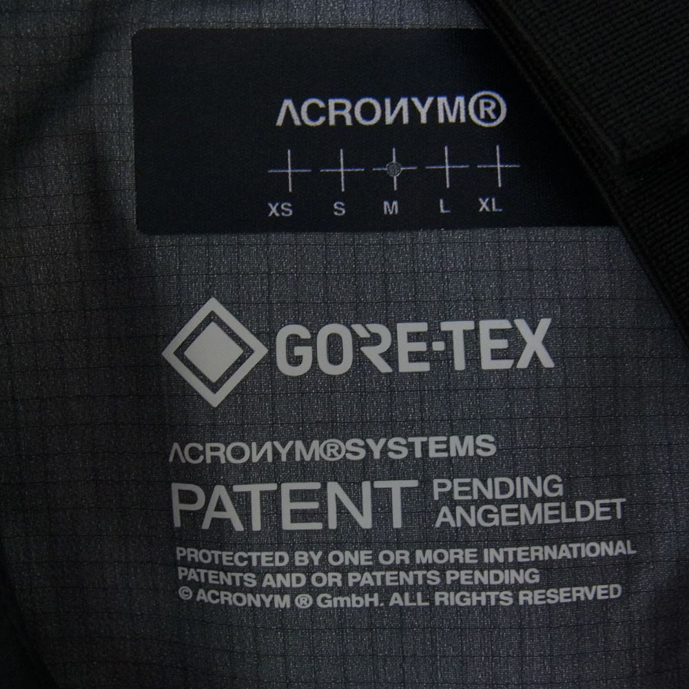 アクロニウム J68-GT 3L Gore-Tex Pro Rider Jacket ゴアテックス プロ ライダー ジャケット グレー系 M【中古】