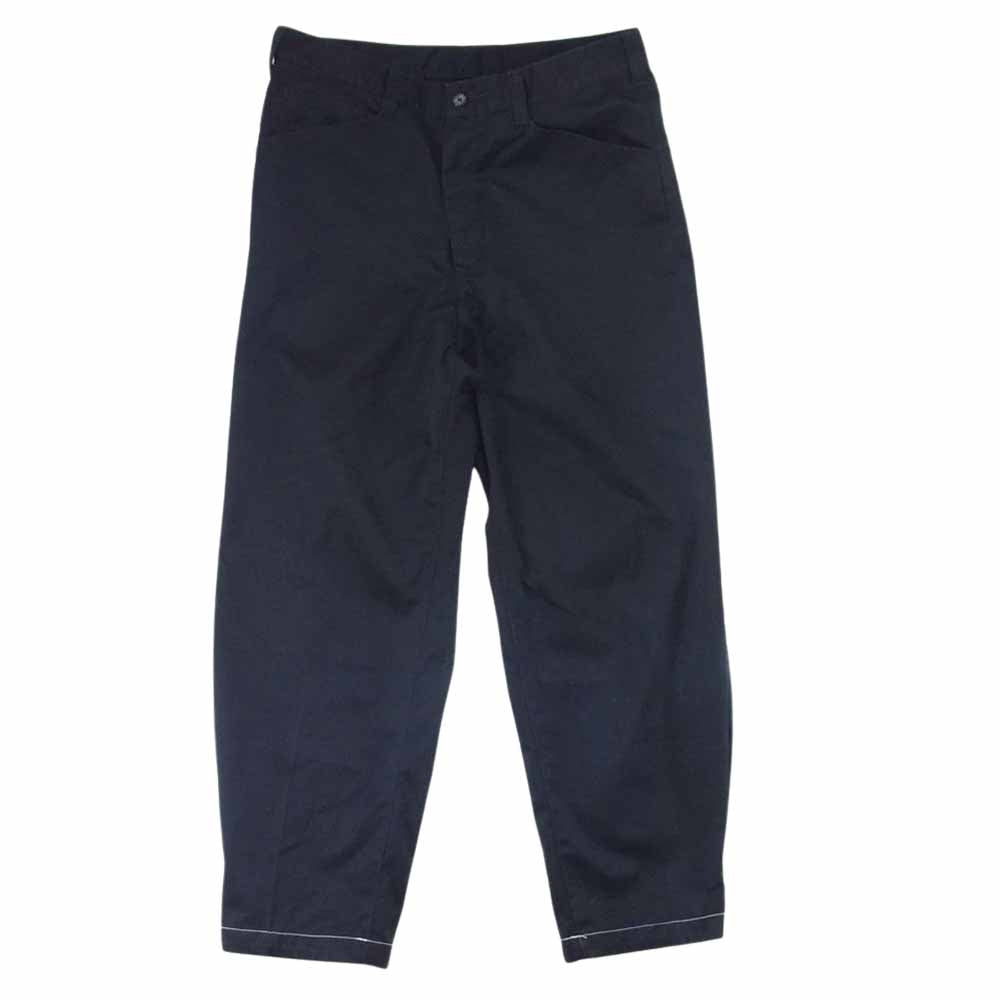 シャンティ SH0-P01 裾デザイン コットン テーパード パンツ ブラック系 L【中古】