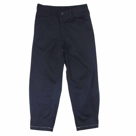 シャンティ SH0-P01 裾デザイン コットン テーパード パンツ ブラック系 L【中古】