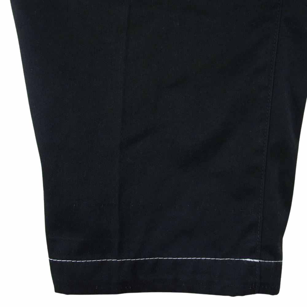 シャンティ SH0-P01 裾デザイン コットン テーパード パンツ ブラック系 L【中古】