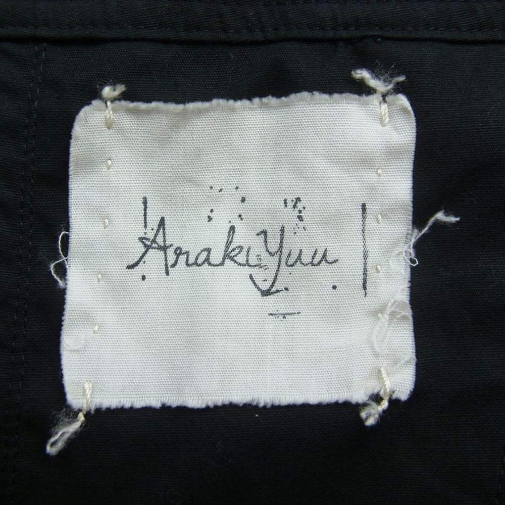 アラキ ユウ STP06 STKZSI pyjama pants in special fabric dark パンツ ワイド パンツ ブラック系 1【中古】