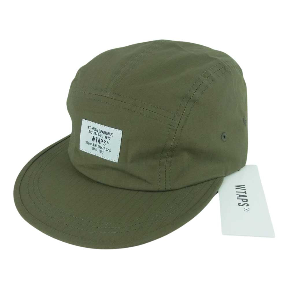 WTAPS ダブルタップス 23SS 231HCDT-HT01S T-5 CAP リップストップ キャップ コットン 日本製 カーキ系 00【極上美品】【中古】