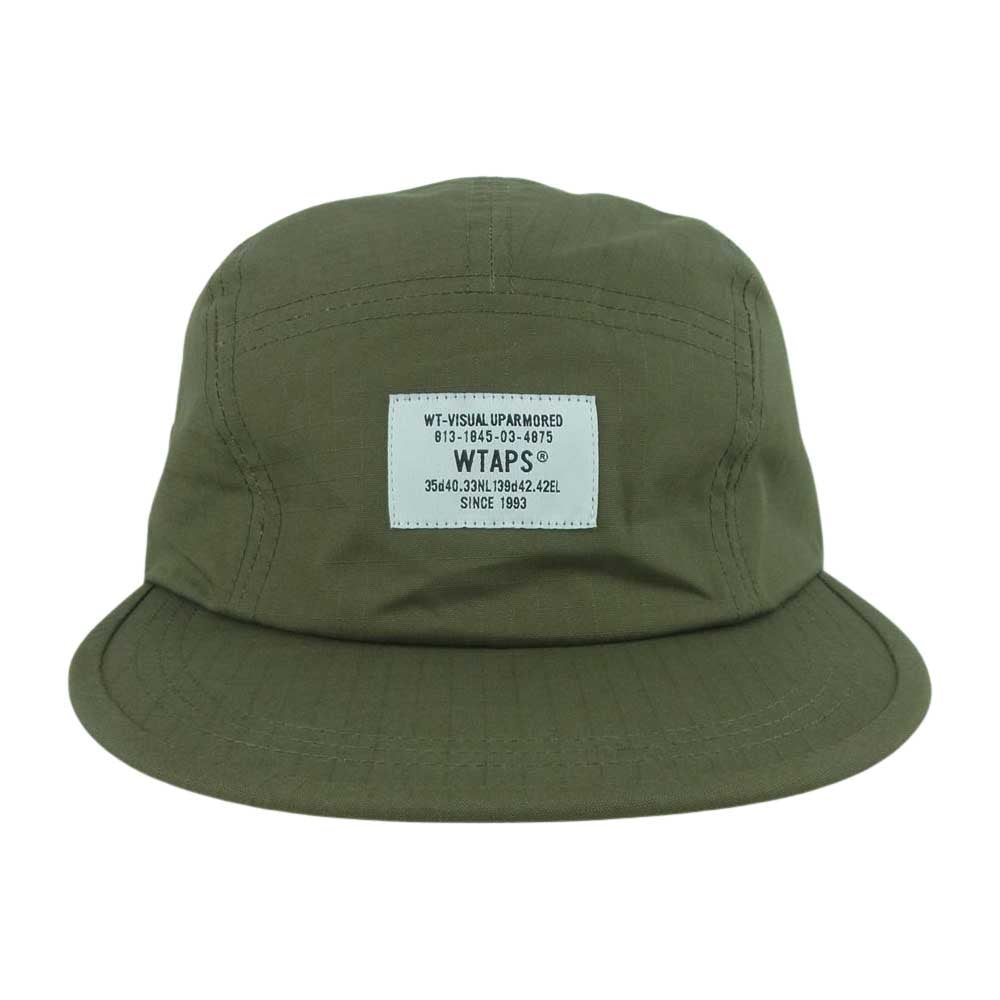 WTAPS ダブルタップス 23SS 231HCDT-HT01S T-5 CAP リップストップ キャップ コットン 日本製 カーキ系 00【極上美品】【中古】