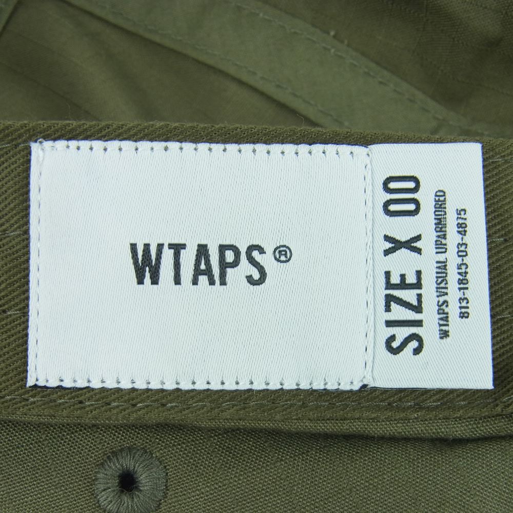 WTAPS ダブルタップス 23SS 231HCDT-HT01S T-5 CAP リップストップ キャップ コットン 日本製 カーキ系 00【極上美品】【中古】
