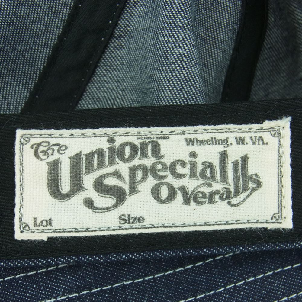 FREEWHEELERS フリーホイーラーズ 2217003 UNION SPECIAL OVERALLS GUTHRIE 10oz DENIM ガスリー デニム ワーク キャップ インディゴブルー系 F【新古品】【未使用】【中古】