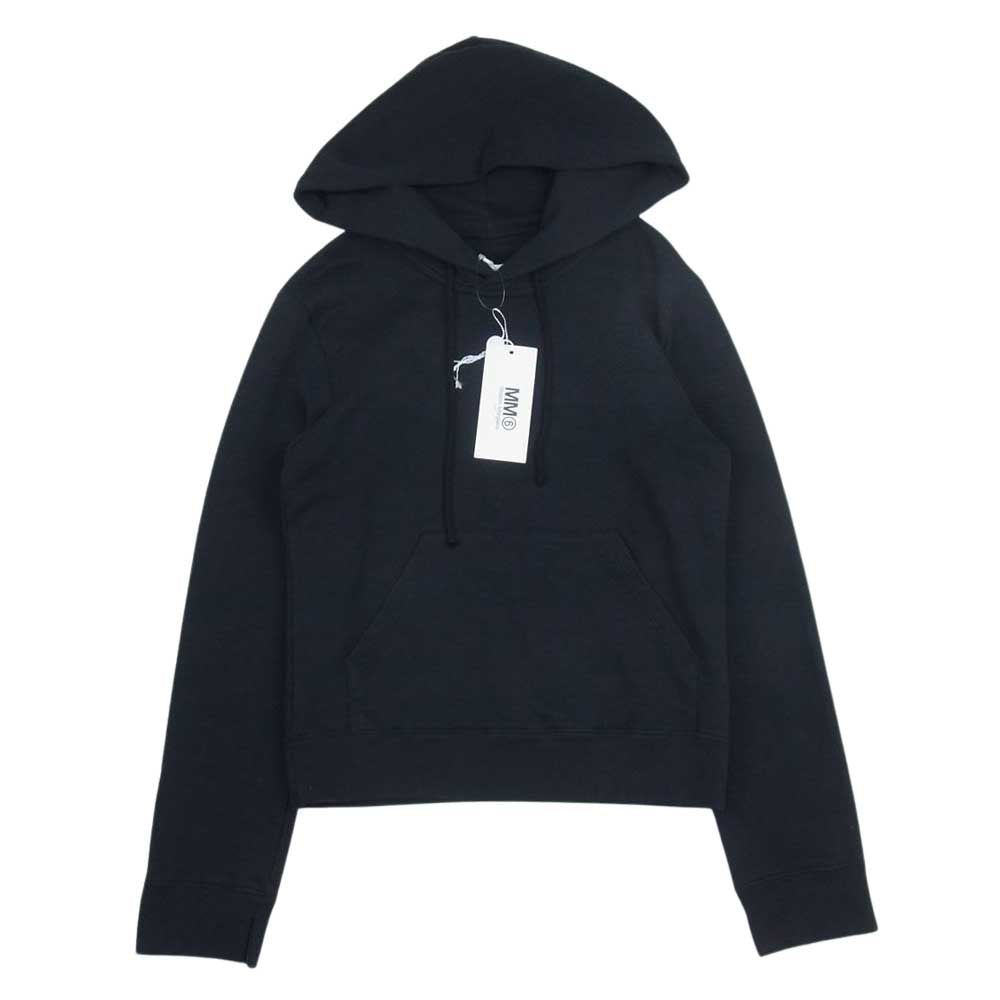 MAISON MARGIELA メゾンマルジェラ S32GU0095 S25328 MM6 エムエムシックス プルオーバー パーカー ブラック系 XS【中古】