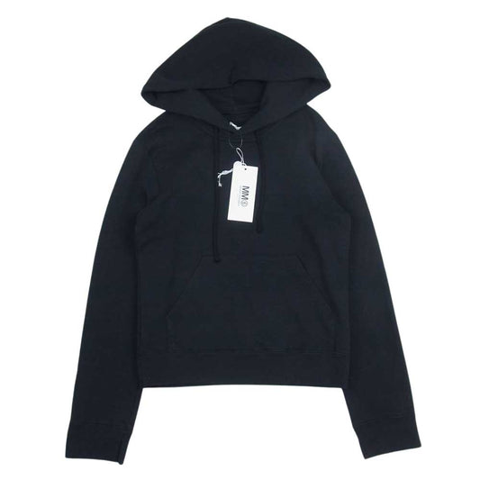MAISON MARGIELA メゾンマルジェラ S32GU0095 S25328 MM6 エムエムシックス プルオーバー パーカー ブラック系 XS【中古】