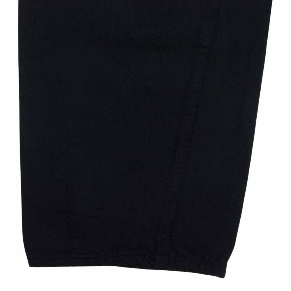 COMOLI コモリ 22AW W03-03001 ベルテッド ブラック デニムパンツ ブラック系 2【新古品】【未使用】【中古】