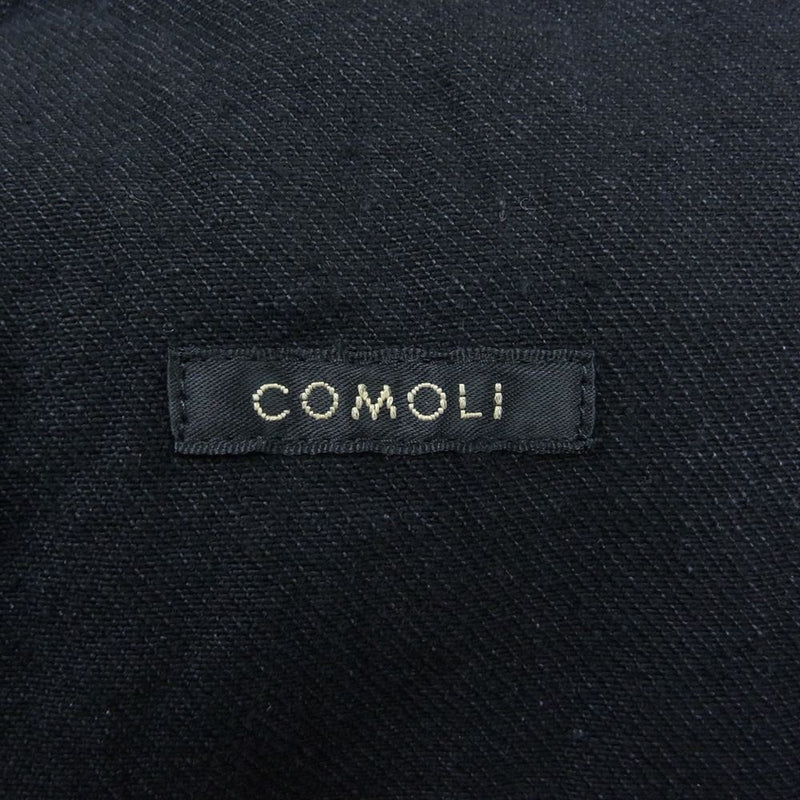 COMOLI コモリ 22AW W03-01002 ブラック デニム ワークジャケット