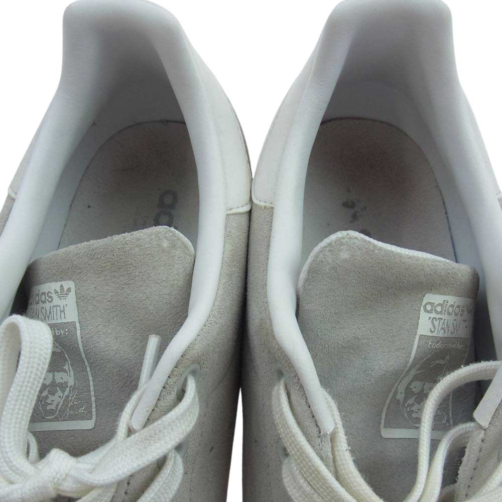 adidas アディダス FV1092 STAN SMITH スタンスミス グレー スエード スニーカー グレー系 30cm【中古】