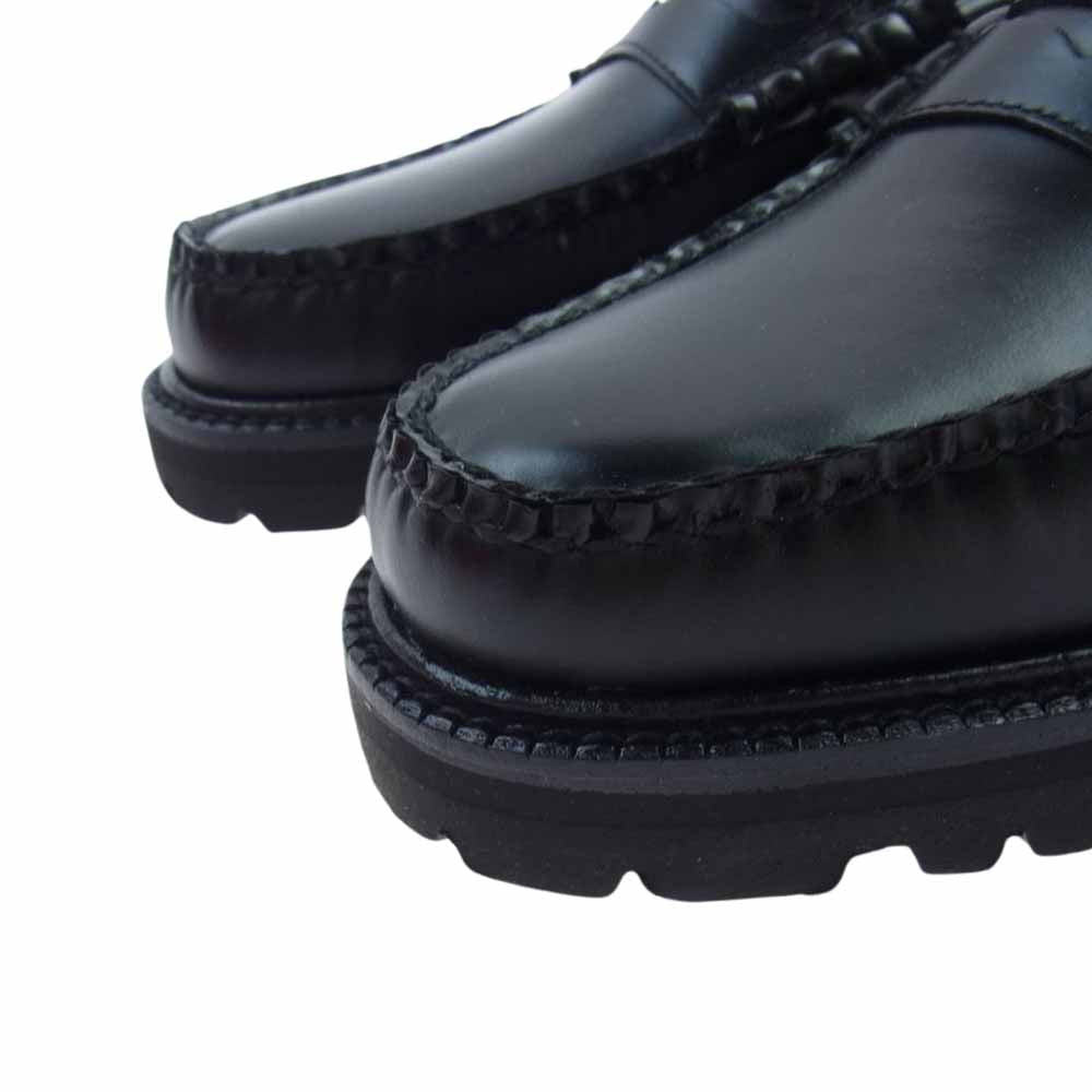ジーエイチバス 11510 WEEJUN 90S LARSON PENNY ウィージャンズ  ペニー ラーソンローファー ブラック系 UK6.5【極上美品】【中古】