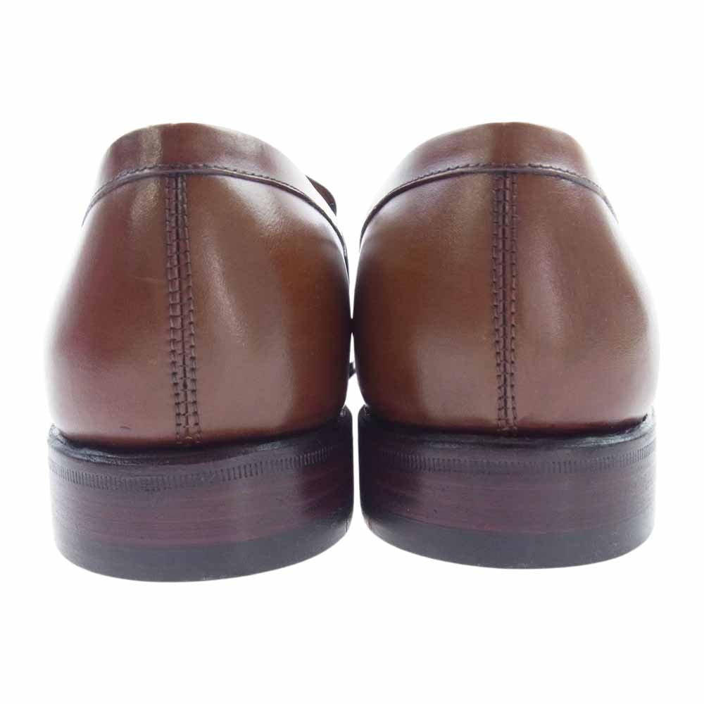JALAN SRIWIJAYA ジャランスリウァヤ 98589 18045 レザーソール ペニー コインローファー ブラウン系 7.5【極上美品】【中古】