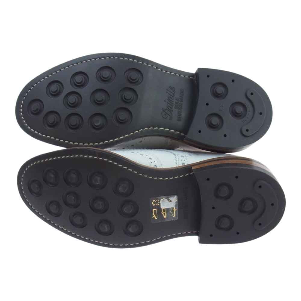 Tricker's トリッカーズ S633 BOURTON バートン ウィングチップ シューズ ダイナイトソール ホワイト系 6【極上美品】【中古】