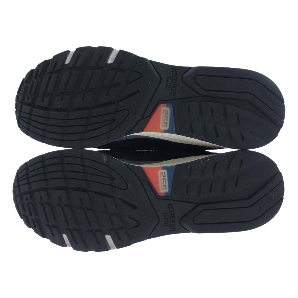 NEW BALANCE ニューバランス M992BL USA製 ローカット スニーカー ブラック系 28cm【中古】