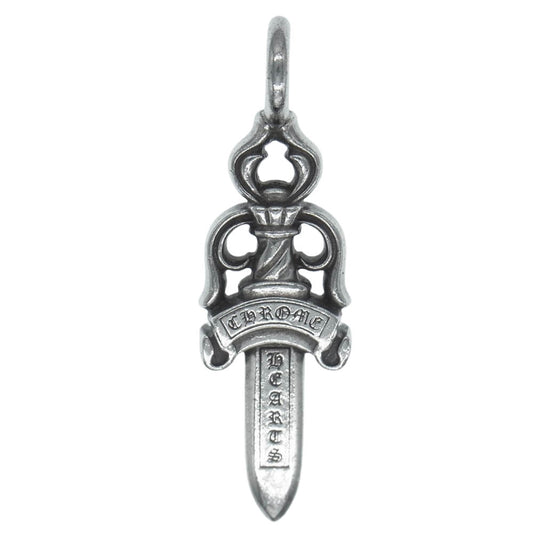 CHROME HEARTS クロムハーツ（原本無）  DBL DAGGER ダブルダガー ペンダント シルバー系【中古】