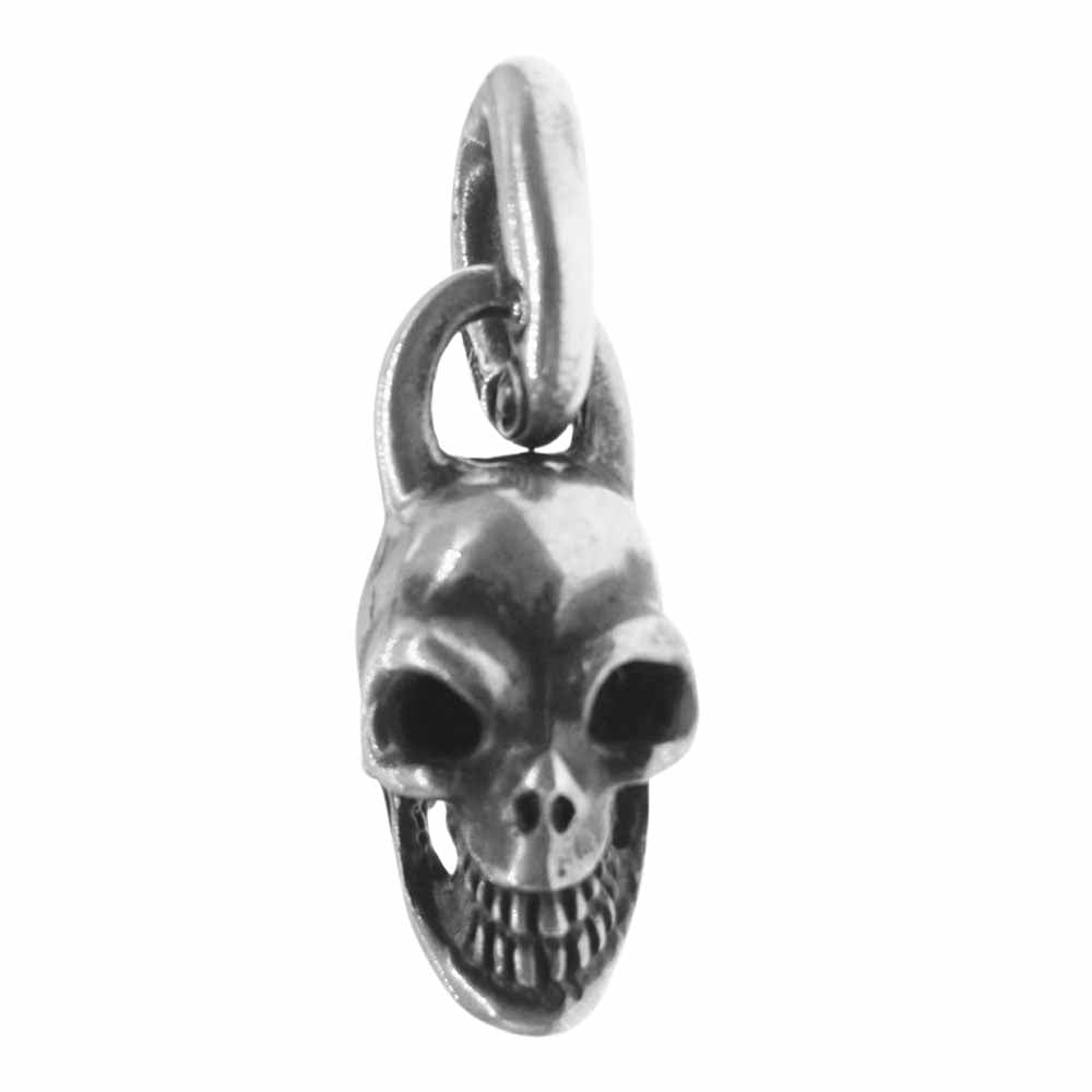 GABOR ガボール Gaboratory ガボラトリー Single Slant Head Skull Pendant 絶壁 シングル スカル ペンダントトップ シルバー系【中古】