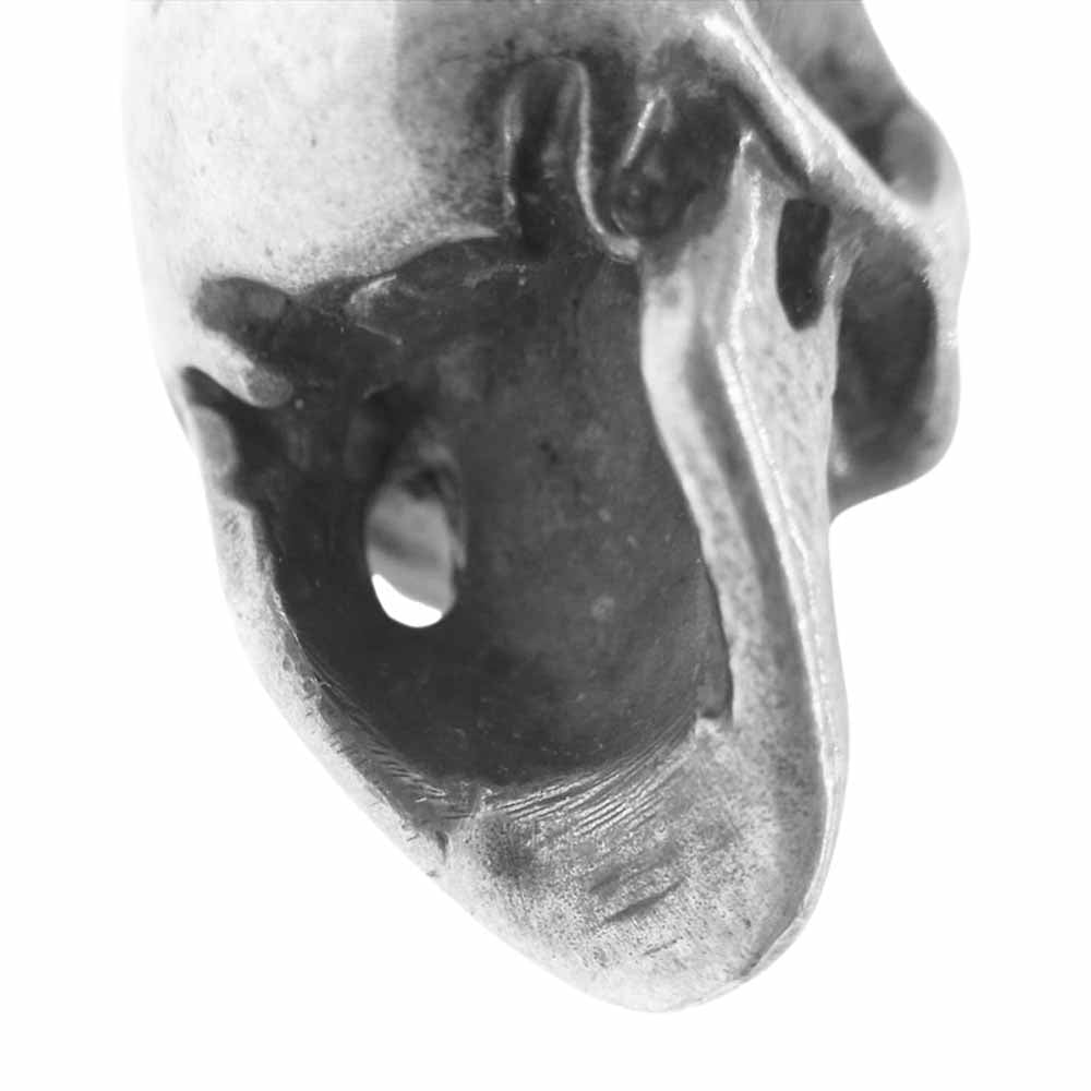GABOR ガボール Gaboratory ガボラトリー Single Slant Head Skull Pendant 絶壁 シングル スカル ペンダントトップ シルバー系【中古】