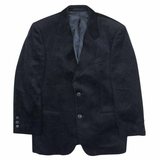 VALENTINO ヴァレンティノ SPORT スポーツ ヘリンボーン織り 2B テーラードジャケット ブラック系 46－34【中古】