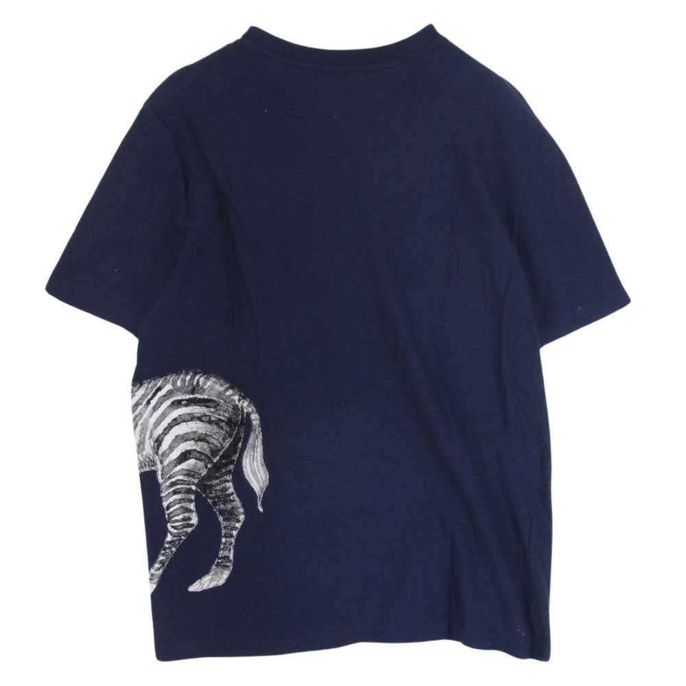 LOUIS VUITTON ルイ・ヴィトン チャップマン ブラザーズ 馬 シマウマ 半袖Ｔシャツ ネイビー系 L【中古】