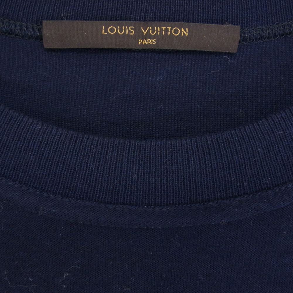 LOUIS VUITTON ルイ・ヴィトン チャップマン ブラザーズ 馬 シマウマ 半袖Ｔシャツ ネイビー系 L【中古】