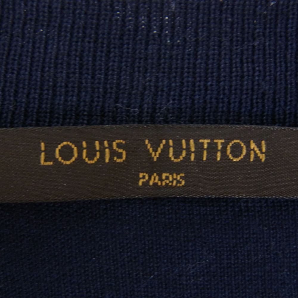 LOUIS VUITTON ルイ・ヴィトン チャップマン ブラザーズ 馬 シマウマ 半袖Ｔシャツ ネイビー系 L【中古】