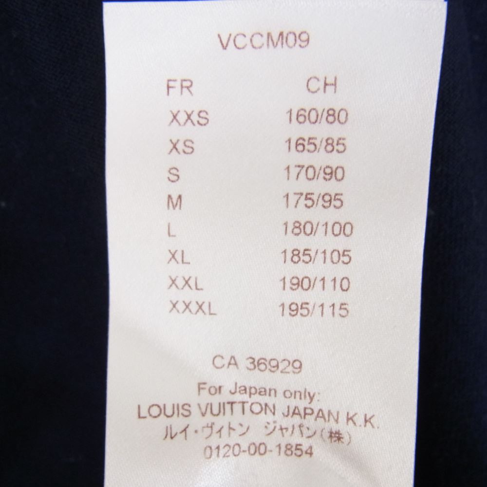 LOUIS VUITTON ルイ・ヴィトン チャップマン ブラザーズ 馬 シマウマ 半袖Ｔシャツ ネイビー系 L【中古】