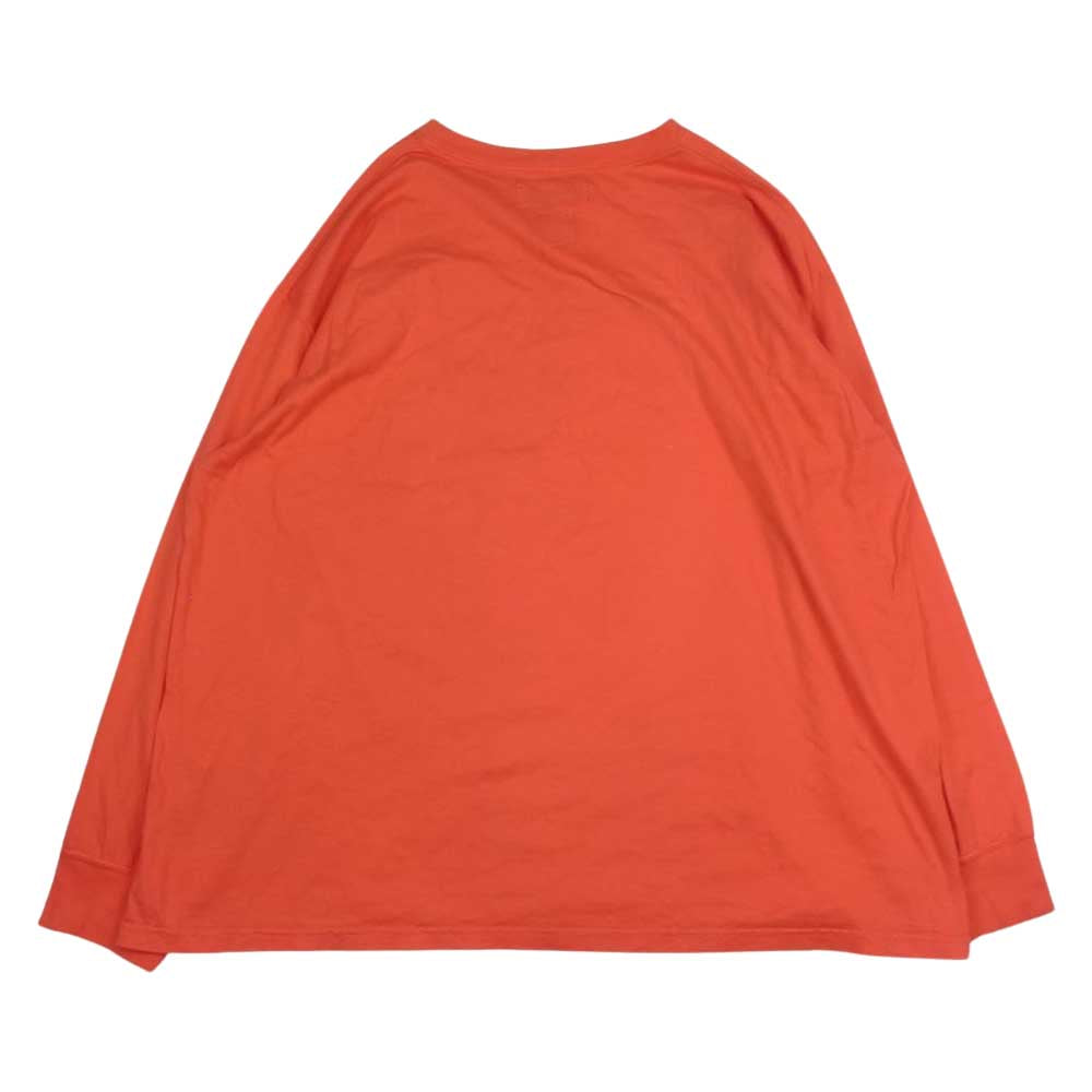 ファセッタズム MRC-TEE-U14 FACEロゴプリント 長袖 Tシャツ ロンT レッド系 5【中古】