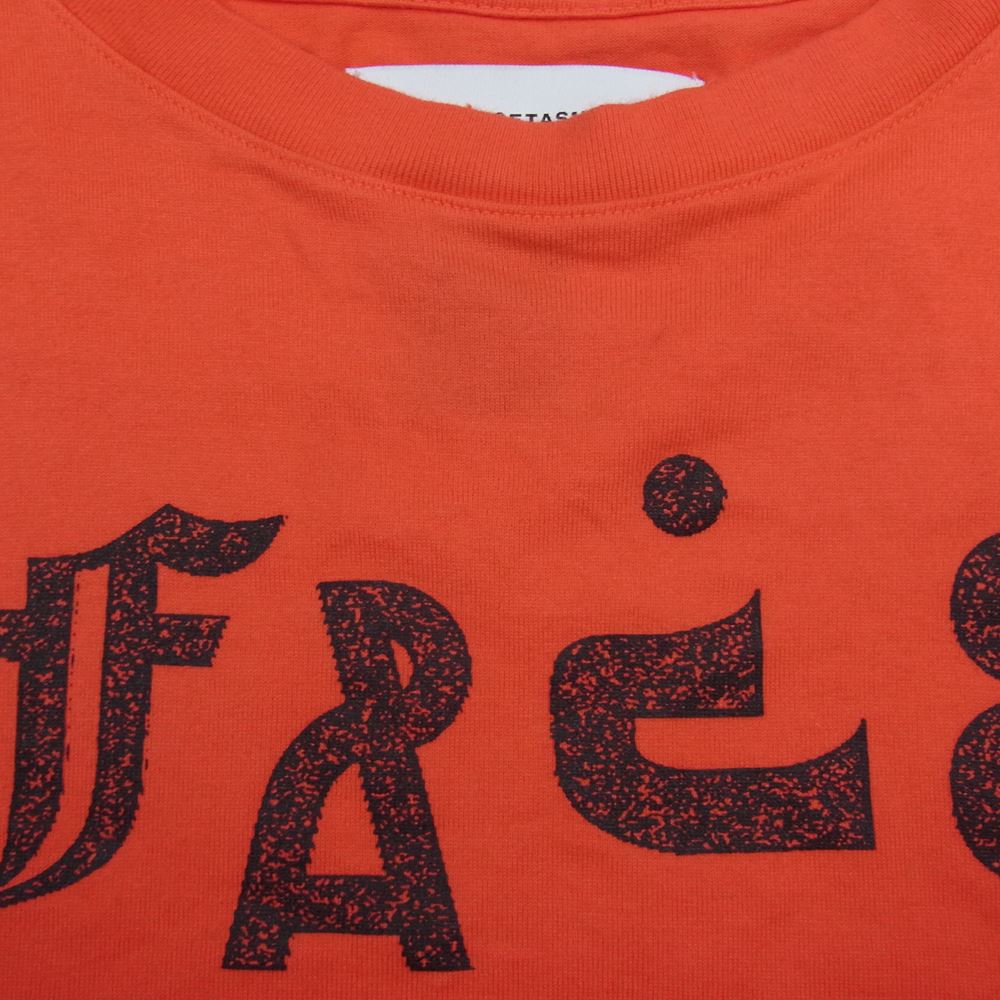 ファセッタズム MRC-TEE-U14 FACEロゴプリント 長袖 Tシャツ ロンT レッド系 5【中古】