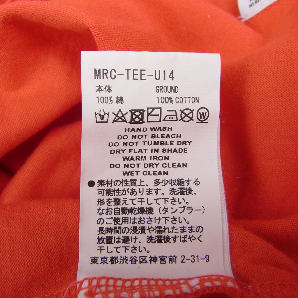 ファセッタズム MRC-TEE-U14 FACEロゴプリント 長袖 Tシャツ ロンT レッド系 5【中古】