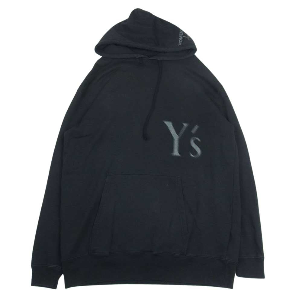 Yohji Yamamoto ヨウジヤマモト YY-T14-016 Ys ワイズ WOMEN’S EMPOWERMENT Autonomy Heteronomy オーバーサイズ フーディ パーカー ブラック系 ２【中古】