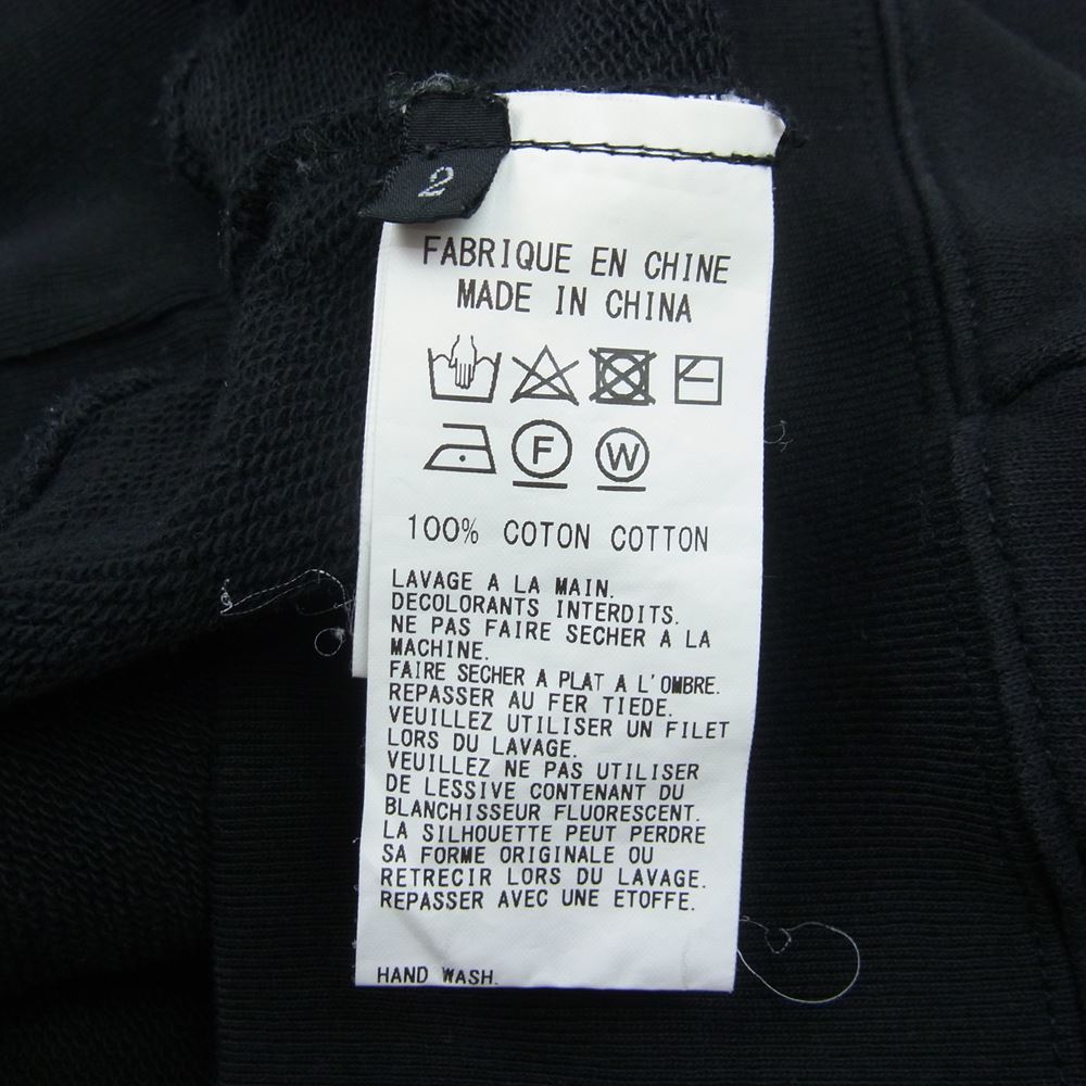 Yohji Yamamoto ヨウジヤマモト YY-T14-016 Ys ワイズ WOMEN’S EMPOWERMENT Autonomy Heteronomy オーバーサイズ フーディ パーカー ブラック系 ２【中古】