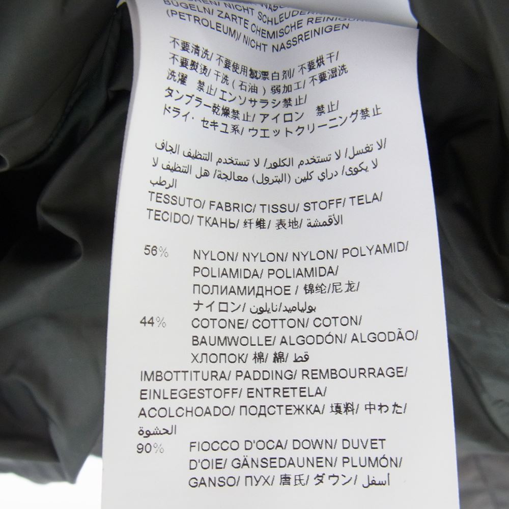 TATRAS タトラス × RIOT HILL ライオットヒル 20AW MTRH20A4688-D ミリタリー フライト ダウンジャケット カーキ系 05【中古】