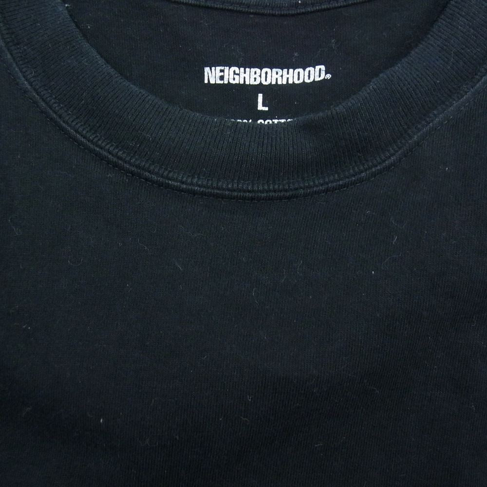 NEIGHBORHOOD ネイバーフッド 21SS 211PCNH-ST12 ZILD C-TEE ジルド ロゴ 半袖 Tシャツ ブラック系 L【中古】