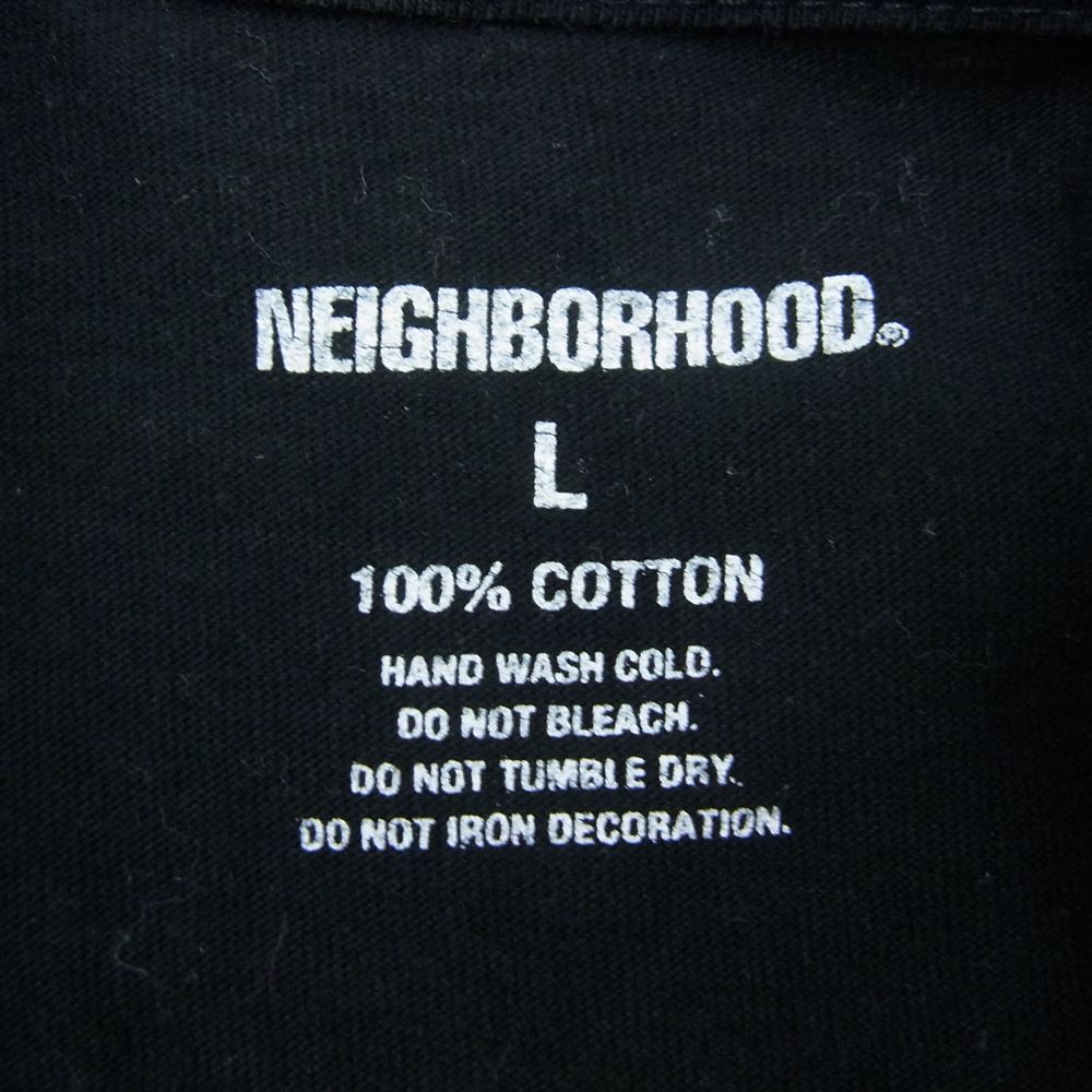 NEIGHBORHOOD ネイバーフッド 21SS 211PCNH-ST12 ZILD C-TEE ジルド ロゴ 半袖 Tシャツ ブラック系 L【中古】